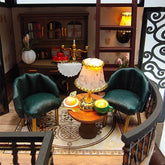 ELMAS Enchanting 3D Wooden Dollhouse Kit with Lights - Al Masam Stationery LLC